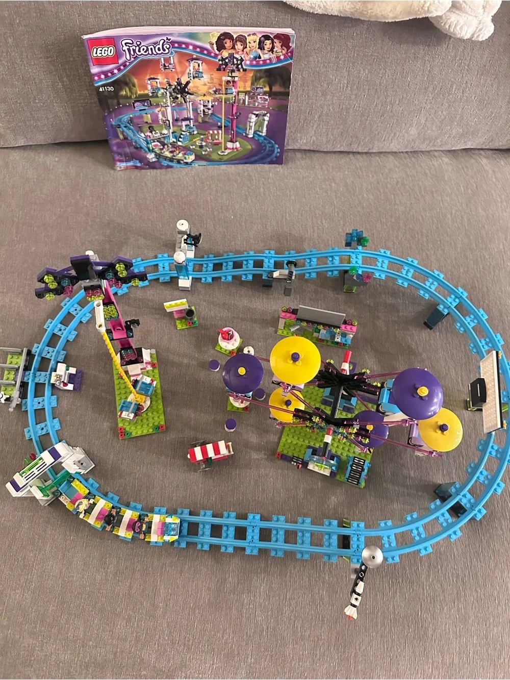 LEGO Friends 41130 Roller Coaster Amusement Park Ferris Wheel Drop Ride Playset